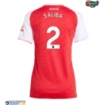 Ženski Nogometni dresi Arsenal William Saliba #2 Domači 2025-26 Kratek Rokav